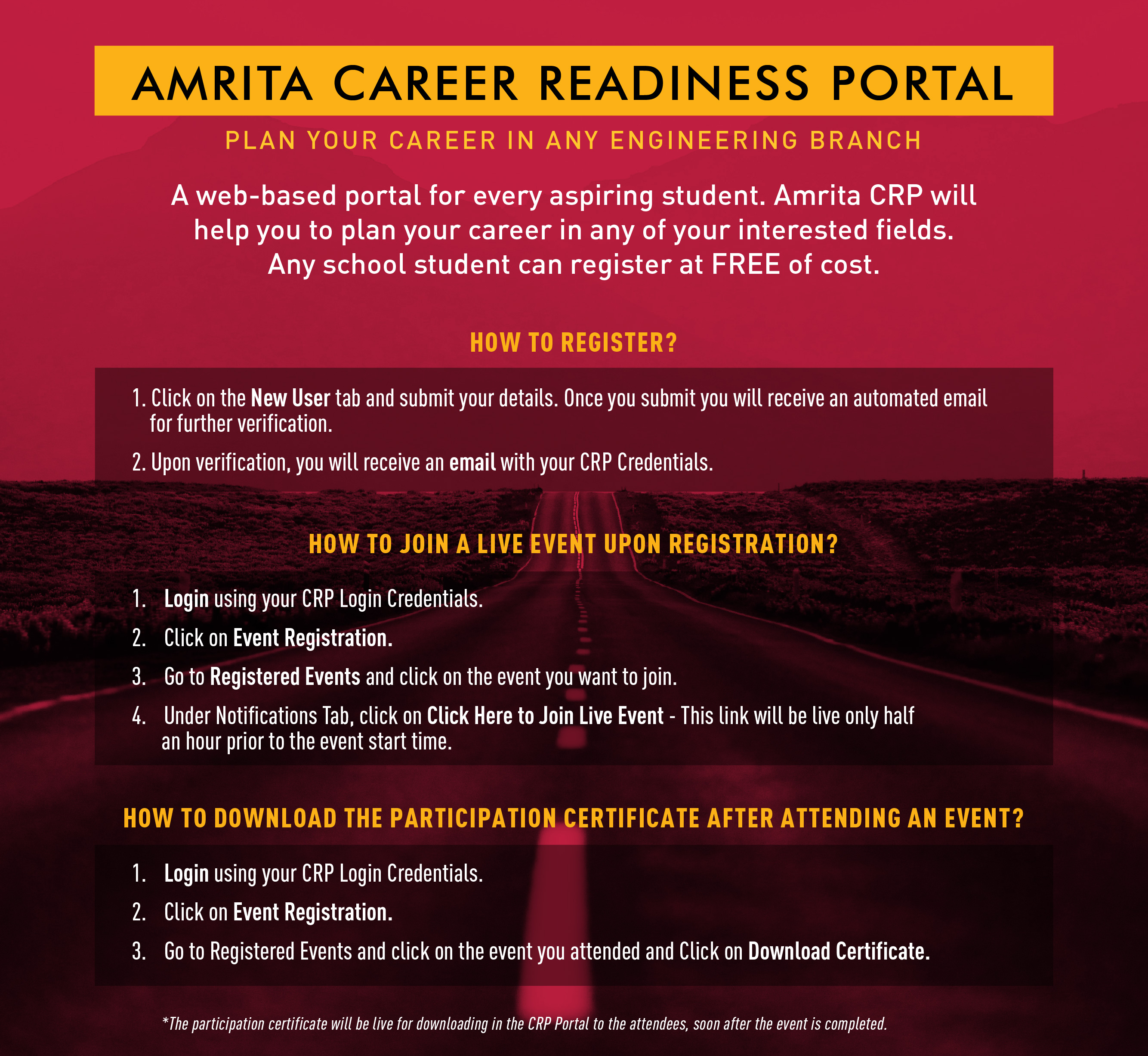 Amrita Career Readiness Portal